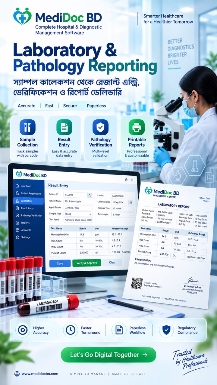 Laboratory and pathology reporting